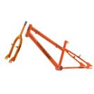 Quadro + Garfo Ultra Bikes Especial Reforçado Rebaixado Laranja Umb20