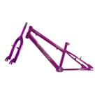 Quadro + Garfo Ultra Bikes Especial Reforçado Rebaixado Lilas Umb20