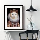 Quadro Gata Rainha - 60x48cm