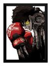 Quadro Gearless Joe Anime Megalo Box Arte Poster Moldurado