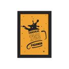 Quadro Geek Jedi Padawan Cerveja Moldura Preta 22x32cm