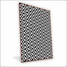 Quadro Geométricos Preto &amp Branco Canvas Sem Vidro