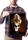 Quadro Ghost Bc Banda Arte Papa Emeritus Pôster Moldurado