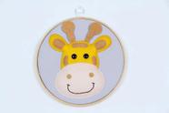 Quadro Girafa decorativo para quarto de bebê 20 cm