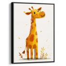 Quadro Girafa Infantil - Aventura no Reino Encantado
