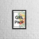 Quadro Girl Power 24x18cm