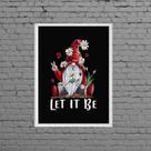 Quadro Gnomo Zen Let It Be 45x34cm