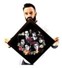 Quadro Goth Teens Arte Wandinha Janis Lydia Nancy Terror