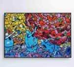 Quadro Grafite Robôs