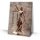 Quadro Grande Deusa Justiça Balança 60x90 Estátua Advocacia Sala