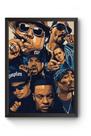 Quadro Grandes Rappers Poster Moldurado