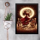 Quadro Gravura Cigana - Ritual 33x24cm Quadro Gravura Cigana - Ritual 33x24cm