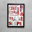 Quadro Gravura para parede Quadro Gravura para parede