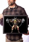 Quadro Guerreiro Viking Fisiculturista Decoração Academia Quadro Guerreiro Viking Fisiculturista Decoração Academia