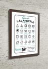 Quadro Guia da Lavanderia - Quadro Novo Quadro Guia da Lavanderia - Quadro Novo