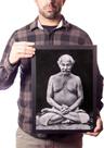 Quadro Guru Lahiri Mahasaya Arte Yoga Índia Decoração Hindu