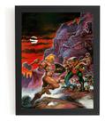 Quadro He-man Arte De Earl Norem Ilustração Batalha Quadro He-man Arte De Earl Norem Ilustração Batalha