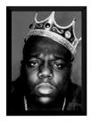 Quadro Hip Hop Rap Notorious Big Rei Poster Moldurado