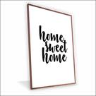 Quadro Home Sweet Home Canvas Sem Vidro