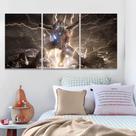 Quadro Homem de Ferro 120x60 Decorativo para Quarto