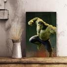 Quadro Hulk decorativo Tela de Tecido