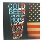 Quadro impresso Gold Beer 45x45 cm