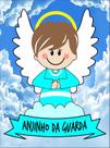 Quadro Infantil Anjinho da Guarda Menino