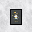 Quadro Infantil Bichinho Dream Big 24x18cm