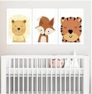 Quadro Infantil Boho Bichinhos Mimados
