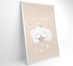 Quadro Infantil Nuvem Doces Sonhos