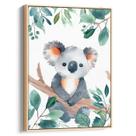Quadro Infantil - O Coala e a Magia da Natureza