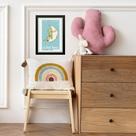 Quadro Infantil Pequeno Príncipe - Lua 33x24cm - com vidro Quadro Infantil Pequeno Príncipe - Lua 33x24cm - com vidro