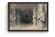 Quadro Interior Do Templo De Abu Simbel Poster Moldurado Quadro Interior Do Templo De Abu Simbel Poster Moldurado