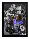 Quadro James Brown Funk Arte Poster Moldurado