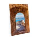 Quadro Janela Para O Mar No Castelo Grande 150x100 Cm - Bimper Quadros