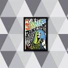 Quadro Janis Joplin 33x24cm - com vidro
