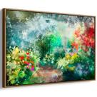 Quadro Jardim em Pintura Abstrata