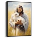 Quadro Jesus Acolhendo O Cordeiro Com Amor Eterno