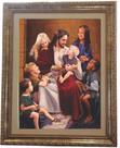 Quadro Jesus Cristo Com Crianças, Mod.01, 53x43cm. Angelus