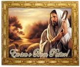 Quadro Jesus Cristo, O Bom Pastor, Mod.02, 30X25cm. Angelus