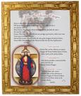 Quadro Jesus Das Santas Chagas Com Terço,02, 30x25cm Angelus