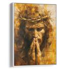 Quadro Jesus Em Oração Coroado De Espinhos