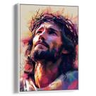 Quadro Jesus Em Silêncio Sob a Coroa de Espinhos