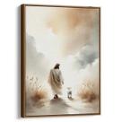 Quadro Jesus Guiando O Cordeiro Pelo Caminho Celestial