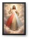 Quadro Jesus Misericordioso Céu E Glória 30x42cm