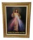 Quadro Jesus Misericordioso Resinado 66x76cm P Sala Cozinha Quadro Jesus Misericordioso Resinado 66x76cm P Sala Cozinha