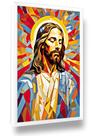 Quadro Jesus Mosaico Sala Quarto Hall Decoração