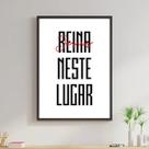 Quadro Jesus Reina Neste Lugar 45x34cm