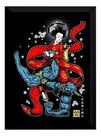 Quadro Jiu Jitsu Decoração Dojo Arte Japonesa Gueixa