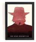 Quadro Jogo Red Dead Redemption Game Arte Simplista